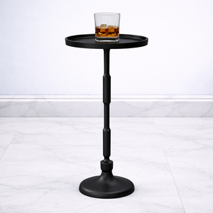 Table de bar contemporaine, profil mince, plateau surélevé, base sur pied solide, design gain de place, idéale pour les intérieurs modernes - Product Image 1