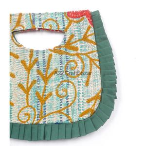 Made India Best Selling Latest Design Suzani Pattern Cotton Kantha Clutch <b>Bag</b> Women Available Wholesale Price Exhibition - Product Image 3