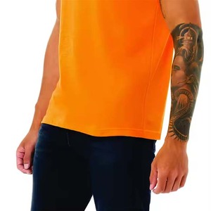 280 Gsm Tee Drop Shoulder Cotton Wide <b>High</b> Mock <b>Neck</b> Heavy Weight Heavyweight T-Shirts Fit Custom Boxy Oversized <b>Tshirt</b> t Shirt - Product Image 6