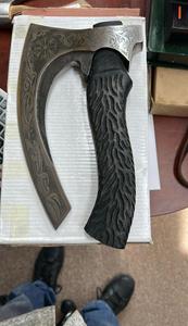 STEEL CRAFT INTERNATIONAL Hand-Forged Carbon Steel Flat Backed Hammer <b>Axe</b> 18" Ash Wood <b>Handle</b> DIY Grade ODM 1 1 Year Warranty - Product Image 3