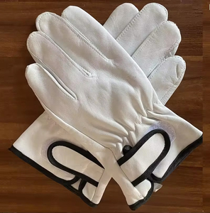 Popular <b>Driver</b> <b>Gloves</b> Cowhide Split Leather Work Gardening <b>Gloves</b> Heavy Duty Custom Logo Safety Outdoor Working <b>Gloves</b> - Product Image 2