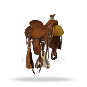 Ranch Western Saddle Horse Riding Saddle Equestrian <b>Equipment</b> - Product Image 3