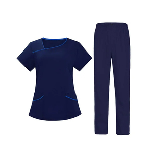 Wholesale Women's Nursing <b>Scrub</b> Uniforms Printed <b>Scrubs</b> Set Stretch <b>Scrub</b> <b>Top</b> Jogger Pants Hospital Work - Product Image 4