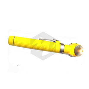 Mini otoscope à fibre optique jaune, format de poche, diagnostic portable, avec éclairage LED lumineux, léger et portatif - Product Image 5