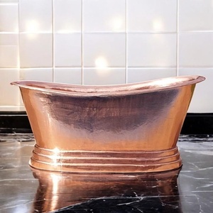 Proveedor de bañeras de cobre en India, exportador de bañeras de cobre hechas a mano, bañera de cobre sólido. - Product Image 3