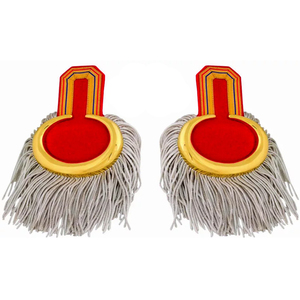Nouvelles épaulettes uniformes modèle 2026 avec broderie de logo personnalisé, résistantes à l'eau, lavables, à faible coût, pour costumes de performance - Product Image 2