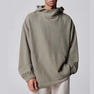 Custom Fleece <b>Lined</b> <b>Hoodies</b> Hip Hop Long Sleeve Printing Fashion Sweatshirts Men Western Pullover Street Style Waterproof - Product Image 2