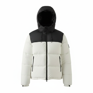 Custom Printed Hooded Breathable Thick Puffer Jacket Unisex <b>Bubble</b> <b>Coat</b> Premium Winter Streetwear - Product Image 1
