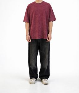 T-shirt Homme Léger et Oversize Lavé à Manches Courtes, Très Vendu pour l'Été, Couleurs Personnalisables - Product Image 3