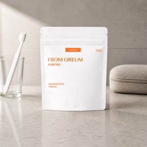 [FROM OREUM] Tabletas de Pasta Dental con Sabor a Mandarina, Bolsa de Viaje, Recarga de Cuidado Bucal con Sabor a Cítricos de Jeju - Product Image 4