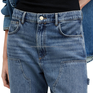 Pantalones Vaqueros Casuales de Mezclilla para Mujer, Talla Grande, Lavados, Calidad Premium, Ecológicos, Transpirables, 100% Algodón - Product Image 4