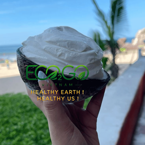 Eco Friendly Coconut Bowls for Ice Cream Smoothie Acai Salad and Dessert From Eco2go Vietnam - Product Image 1