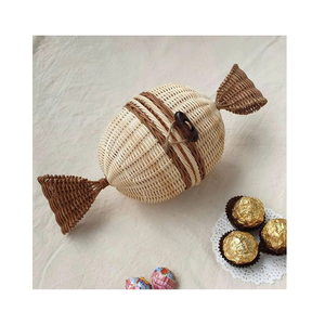 Adorno Navideño Colgante de Ratán Hecho a Mano, de Alta Calidad, Vintage, Impermeable y Ecológico, de Caña Natural para Árbol de Navidad - Product Image 4