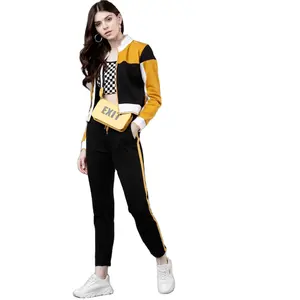 Nouveau Style personnalisé survêtement femmes 2 pièces tenues fermeture éclair haut court à capuche et sweat survêtement Shorts Sport costume femmes motard à capuche pantalon