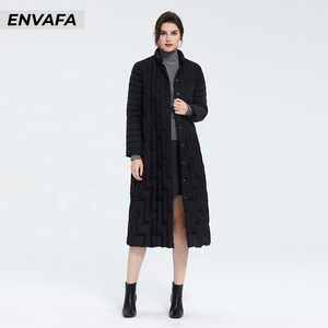 Custom Windbreaker <b>Jackets</b> Wholesale Female <b>Long</b> Coat Plus Size <b>Ladies</b> Windproof <b>Jacket</b> Stand Collar Fashion <b>Puffer</b> Parka Coats - Product Image 3