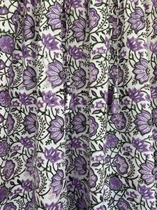 Women's <b>Loose</b> Fit Floral Print Cotton Midi <b>Dress</b> Tie-Neck Short Sleeve Casual Summer <b>Dress</b> Breathable Short <b>Dress</b> - Product Image 5