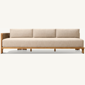 A <b>sofa</b> <b>for</b> three people in a simple modern style living room is suitable <b>for</b> indoor use and has strong and durable <b>legs</b> - Product Image 1