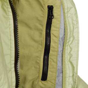 Veste coupe-vent légère à capuche pour homme, fermeture éclair intégrale, coupe-vent, vert clair uni, vêtements de sport - Product Image 5