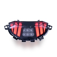 Luz Trasera LED para Motocicleta, ABS+PC, para MT-09 2024-2025, con Certificación E-Mark, Luz de Freno Integrada con Señal de Giro, Color Humo
