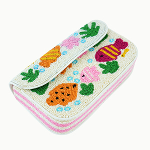 Bolso de Hombro con Cierre Magnético y Diseño de Peces Coloridos y Arrecifes de Coral, Bolsos de Playa para Mujer - Product Image 4