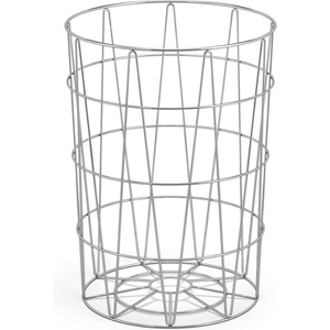 Panier à linge roulant moderne en fer doré, chariot de rangement en fil métallique moderne avec roues universelles pour la maison et l'hôtel - Product Image 3