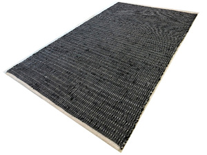 Alfombra Moderna India Hecha a Mano de Yute, Tejida de Pelo Plano, Antideslizante, Reversible, con Rayas Texturizadas, para Sala de Estar, Dormitorio, Hotel, Conjuntos de Alfombras - Product Image 6