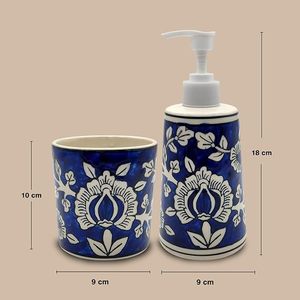 Premium Ceramic <b>Soap</b> Dispenser 500ml Stylish Bathroom Kitchen Liquid <b>Soap</b> Lotion Sanitizer Pump <b>Holder</b> - Product Image 5