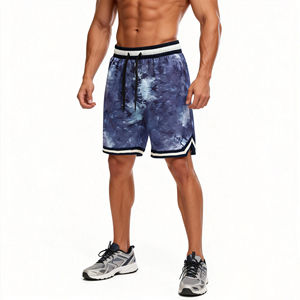 Pantalones Cortos Deportivos Casuales para Hombre, 100% Poliéster, Cómodos, Talla Grande, para Baloncesto - Product Image 5