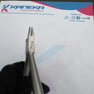 Kaneka aderer คีมลวดดัดฟัน3ง่ามสำหรับจัดฟันทำจากสแตนเลส S1.5ซม. อุปกรณ์ทันตกรรมพร้อมโลโก้แบบกำหนดเอง - Product Image 4