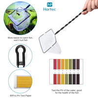 Ensemble d'outils multi-usages pour aquascaping d'aquarium, ciseaux à plantes aquatiques en acier inoxydable, pinces, grattoir, kits pour aquarium