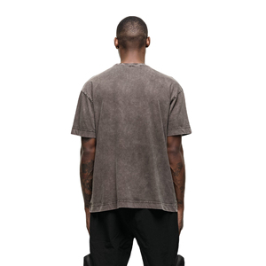 T-shirts pour hommes personnalisés de haute qualité, en coton 100% lourd 200g, lavés à l'acide, écologiques, respirants, anti-plis, style streetwear, sérigraphiés - Product Image 3