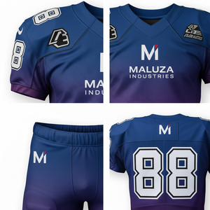 ชุดยูนิฟอร์มอเมริกันฟุตบอลพรีเมียม พิมพ์ลายแบบซับลิเมชั่น ผ้าระบายเหงื่อ สำหรับผู้ชายและเยาวชน ชุดกีฬาสำหรับทีม - Product Image 5