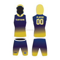Personalizado 7v7 totalmente sublimado adulto bandera uniformes de fútbol transpirable secado rápido manga corta de talla grande con diseños personalizados