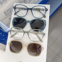 Lunettes de soleil polarisées unisexes pour hommes et femmes, à clipser sur les lunettes de vue, de haute qualité, à la mode, fabriquées à la main en acétate, protection UV, design OEM