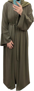 Fabricant OEM d'Abayas – Conception Personnalisée de Vêtements Modestes en Soie Mousseline 100% Longueur Cheville pour Marques à Marque Blanche – Vente en Gros - Product Image 3