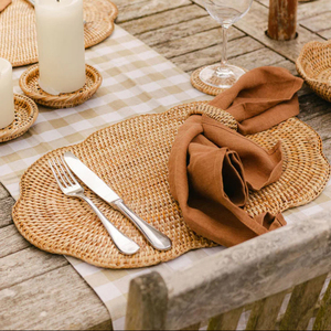 Rattan Placemat Premium Natural Handmade Woven <b>Table</b> <b>Mat</b> Hot Sale Dining Decor Multi Use Home Decor Supplier - Product Image 6