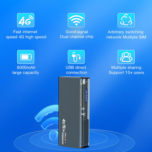 Bộ định tuyến 4G với <span class=keywords><strong>modem</strong></span> <span class=keywords><strong>SIM</strong></span>, bộ định tuyến di động 4G LTE, Wifi 4G, <span class=keywords><strong>modem</strong></span> 4G LTE, pin 8000mAh, cổng USB Type-C, băng tần kép 2.4G 5.8G DNXT M27 - Product Image 2