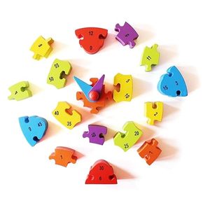 Rompecabezas 3D de Madera Shumee, Juguete Educativo para el Aprendizaje Temprano, Reloj de Madera, Juguete Cognitivo para Niños - Product Image 3