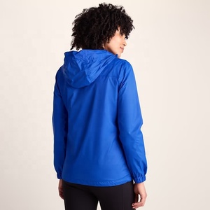 Blue <b>Women</b> Rain <b>Jacket</b> Hooded <b>Lightweight</b> Waterproof Outerwear for Outdoor Travel <b>Womens</b> Rain <b>Jacket</b> - Product Image 6