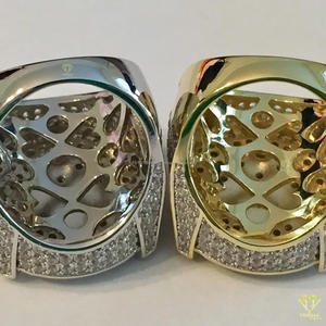 Moissanite Diamond Freemason Masonic <b>Ring</b> for <b>Men</b> Gold <b>Silver</b> Luxury Statement <b>Ring</b> Square and Compass Symbol Hip Hop Designer - Product Image 5