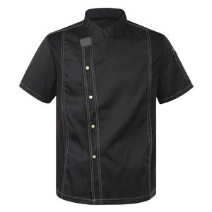 Uniforme de Chef Unisex de Manga Larga y Corta, Personalizado para Restaurante, Bar, Hotel, Camarero y Chef, Chaqueta Hecha de Lona - Product Image 1