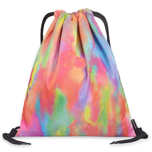 High Quality All Over Digital Printing Waterproof Basketball Sports Gym Polyester <b>Drawstring</b> <b>Backpack</b> - Product Image 4
