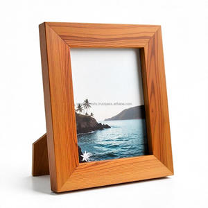 Cadre photo écologique en bois d'acacia fabriqué à la main, présentoir de table robuste et personnalisable pour la décoration intérieure ou le cadeau - Product Image 3