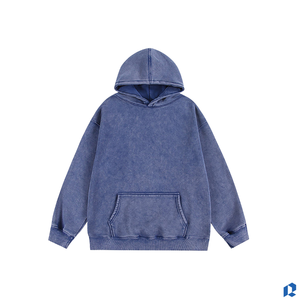 Sweat à capuche zippé oversize pour homme 100% coton tricoté, production en gros, échantillon gratuit, vente en gros - Product Image 5