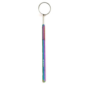 Juego Dental Multicolor Arcoíris de 3 Piezas, Instrumentos Dentales Básicos de Acero Inoxidable, Palillo Dental, Espejo Bucal y Pinza para Algodón - Product Image 4