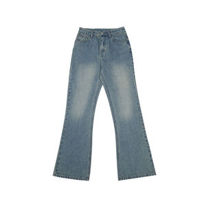 Pantalon ample personnalisé pour femme grande taille, taille élastique, en coton, décontracté, style urbain tendance, coupe large, pour femme, OEM - Product Image 6