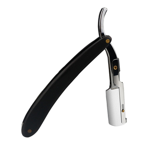 Rasoir à lames pliantes en acier inoxydable 2026, rasoir professionnel pour la coiffure, épilateur facial avec 10 pièces - Product Image 4