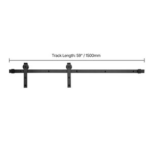 Kit Ferramenta per Porta Scorrevole Stile Barn da 5FT, Capacità di Carico 330 LBS, Compatibile con Larghezza Massima 30 Pollici, Spessore 1 3/8 - 1 3/4 Pollici, per Appartamenti - Product Image 5