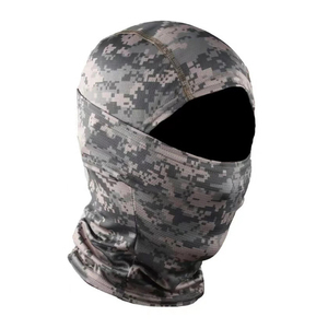Unisex <b>Silk</b> Screen Printed Digital Camouflage <b>Balaclava</b> Full Face Mask Breathable Waterproof Polyester Outdoor Adult 56-58CM - Product Image 6