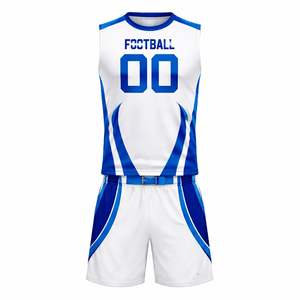 ชุดยูนิฟอร์มฟุตบอลแบบธง 7 คน OEM |   เสื้อเจอร์ซีย์แขนกุดระบายอากาศได้ดีและกางเกงขาสั้นแบบสั่งทำพิเศษ |   ชุดทีมขายส่ง - Product Image 4